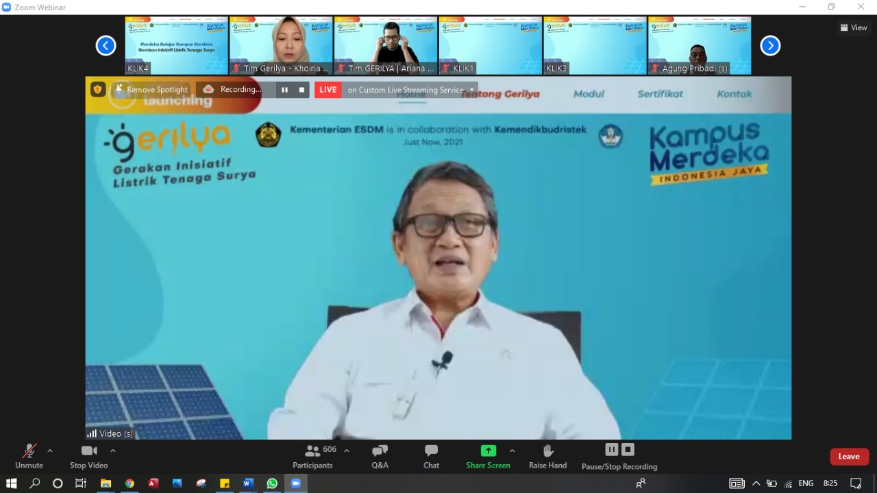 Menteri ESDM, Arifin Tasrif.