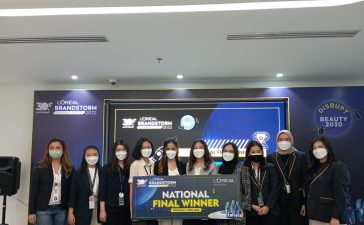 Para pemenang L'Oreal Brandstorm Indonesia 2022 yang siap melangkah final ke Prancis.