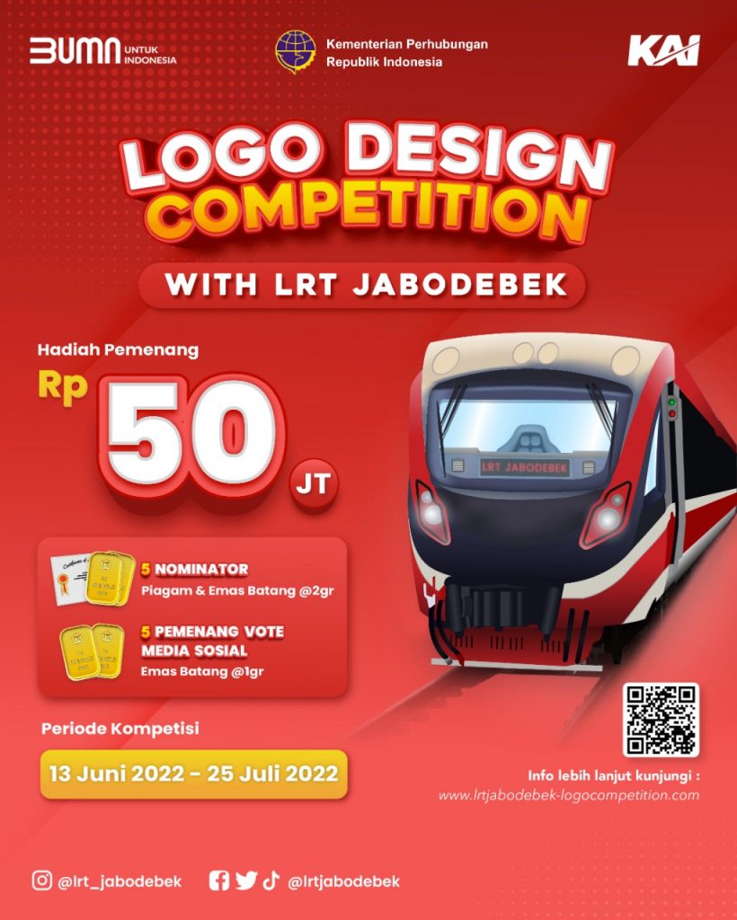 Lomba desain logo LRT Jabodebek.