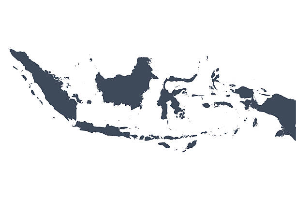 Peta Indonesia (istockphoto)