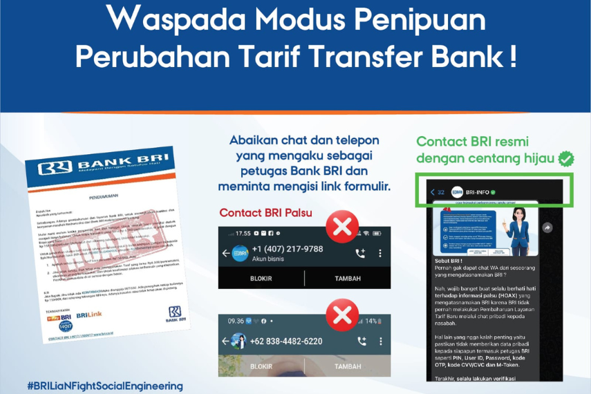 Waspada! Marak Modus Penipuan Perubahan Tarif Transfer Bank - TopCareerID