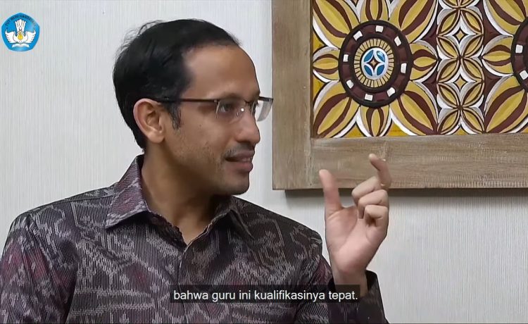 Mendteri Pendidikan, Kebudayaan, Riset dan Teknologi (Mendikbudristek), Nadiem Anwar Makariem. (dok. Kemendikbudristek)