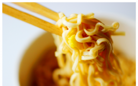 Ilustrasi instant noodles.