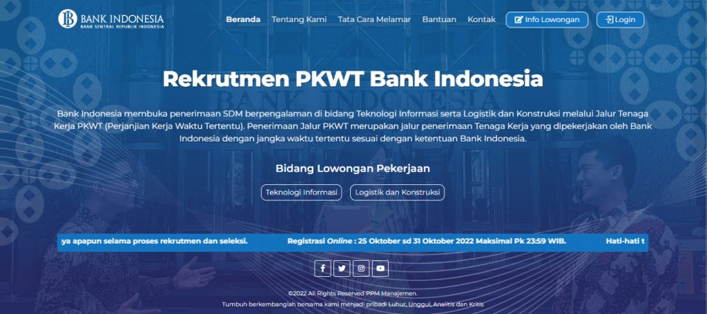 Rekutmen Bank Indonesia.
