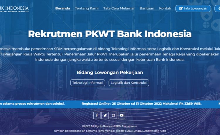 Rekutmen Bank Indonesia.