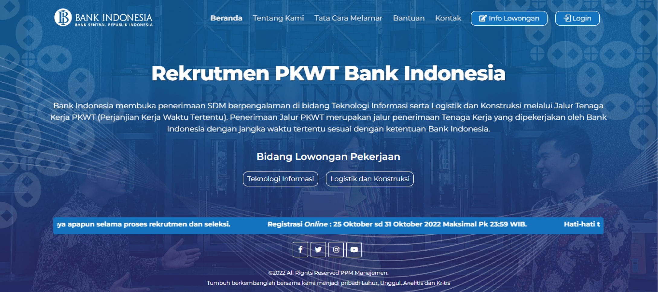 Rekutmen Bank Indonesia.