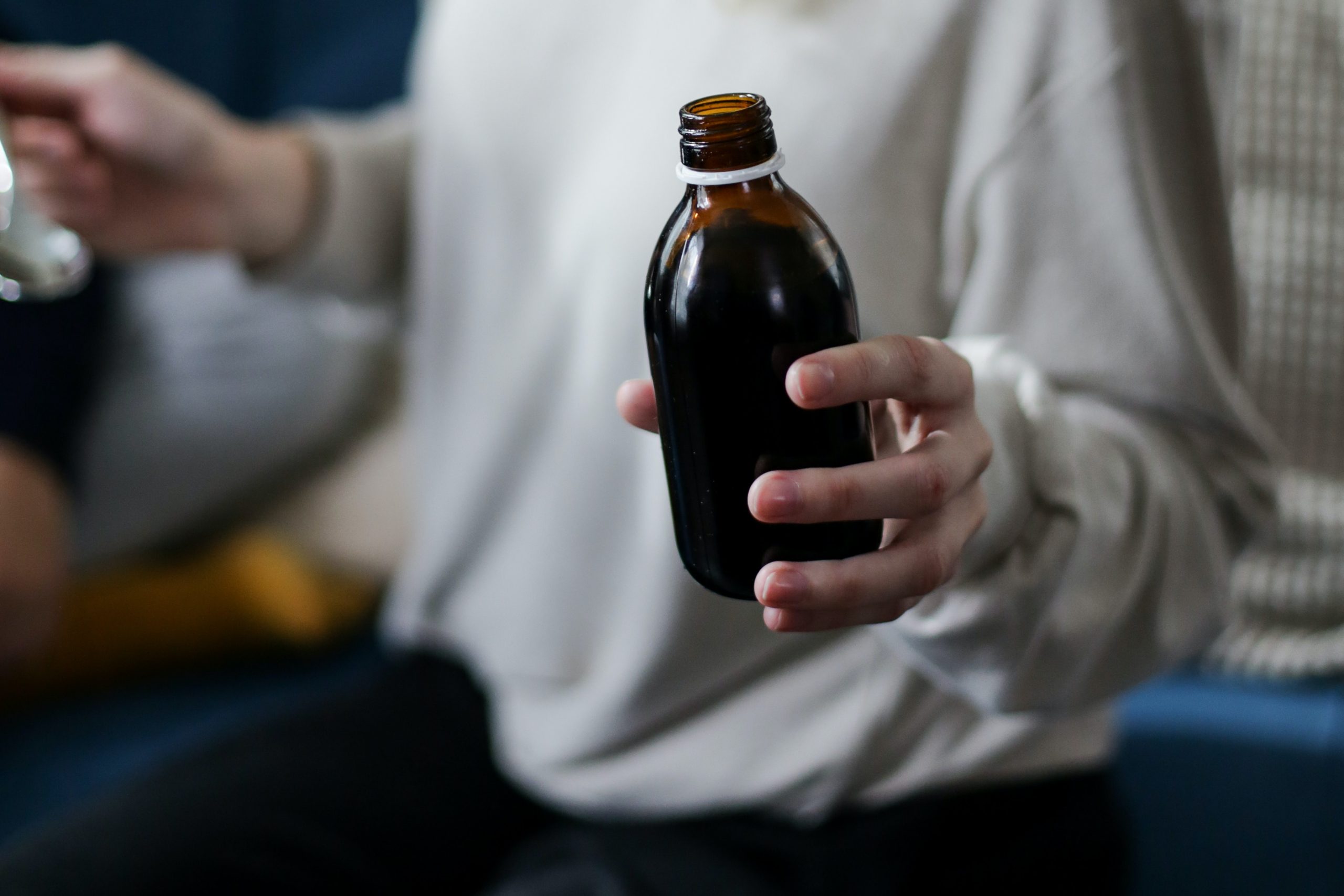 Ilustrasi Obat sirup. (Pexels)