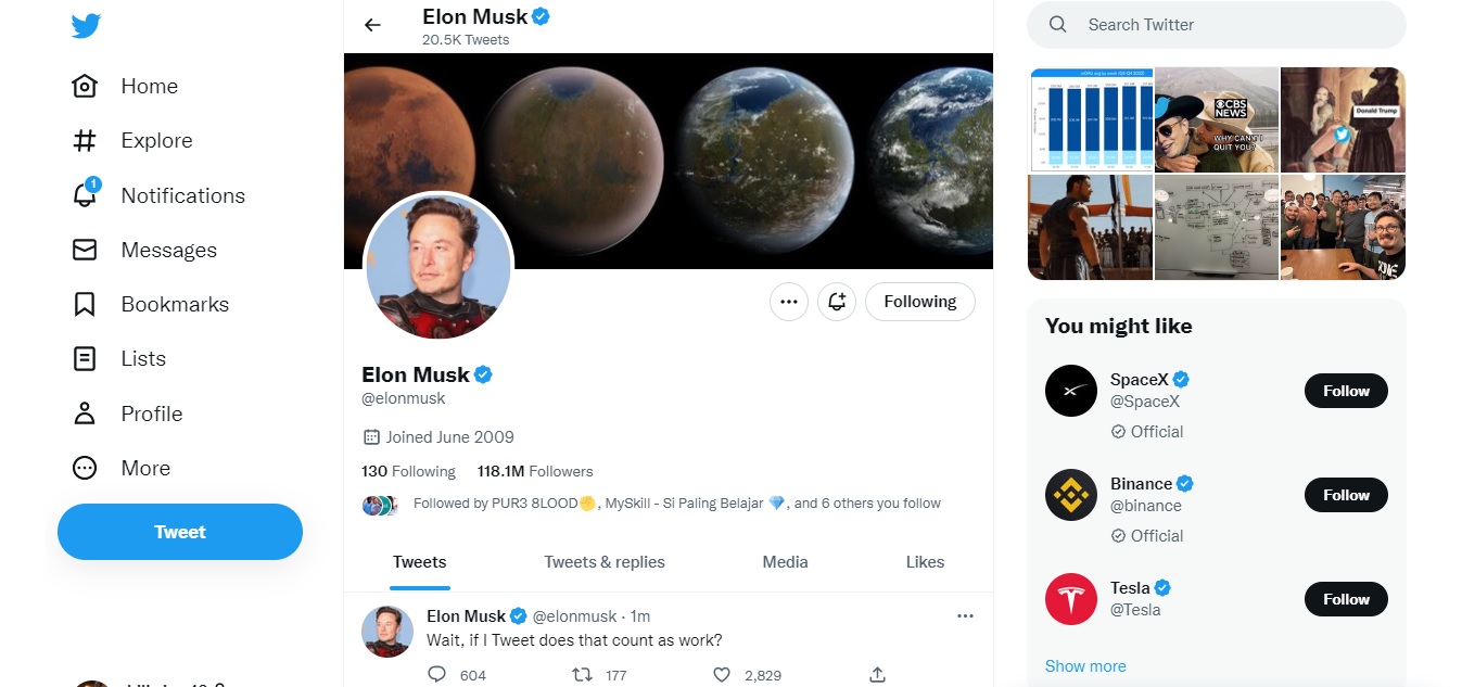 Sumber foto: Screenshot twitter @elonmusk