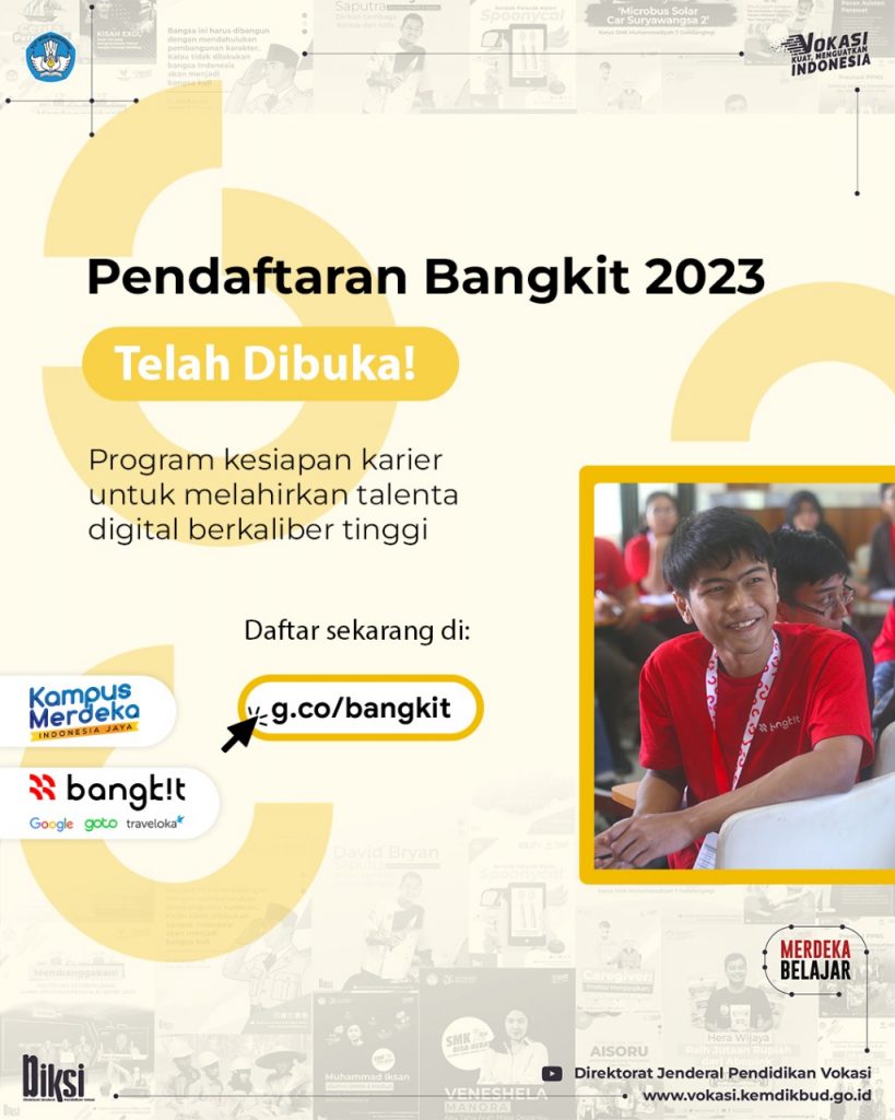 Program Bangkit untuk mahasiswa.