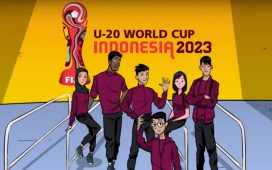 Ilustrasi program relawan untuk FIFA World Cup U-20 pada 2023.