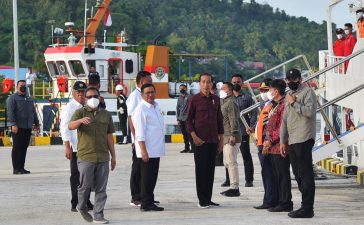 Kunjungan Presiden Joko Widodo ke Likupang, Kamis (19/1/2023).