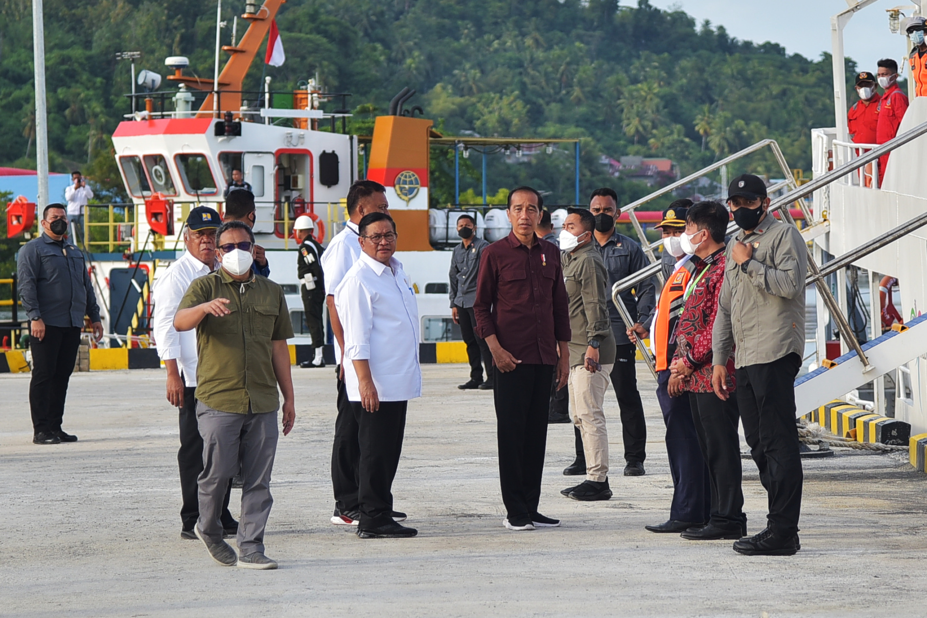 Kunjungan Presiden Joko Widodo ke Likupang, Kamis (19/1/2023).