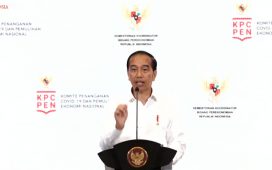 Presiden Joko Widodo sebut selama 8 tahun ada 161 Proyek Strategis Nasional yang rampung.