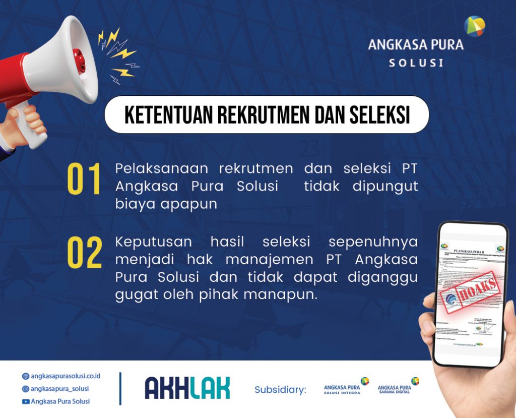 Rekrutmen Angkasa Pura Solusi