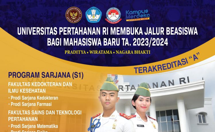 Pengumuman beasiswa Universitas Pertahanan.