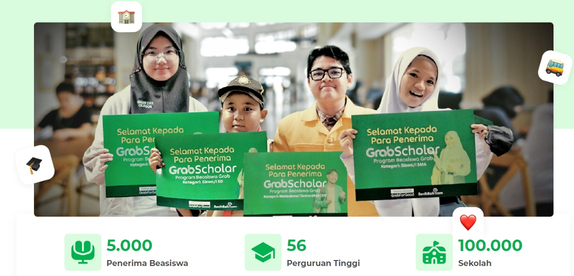 Beasiswa GrabScholar dari Grab