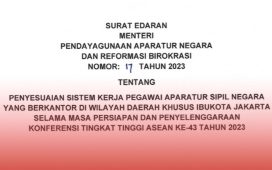 ASN di Jakarta diminta untuk WFH demi kelancaran KTT ASEAN pada 5-7 September.