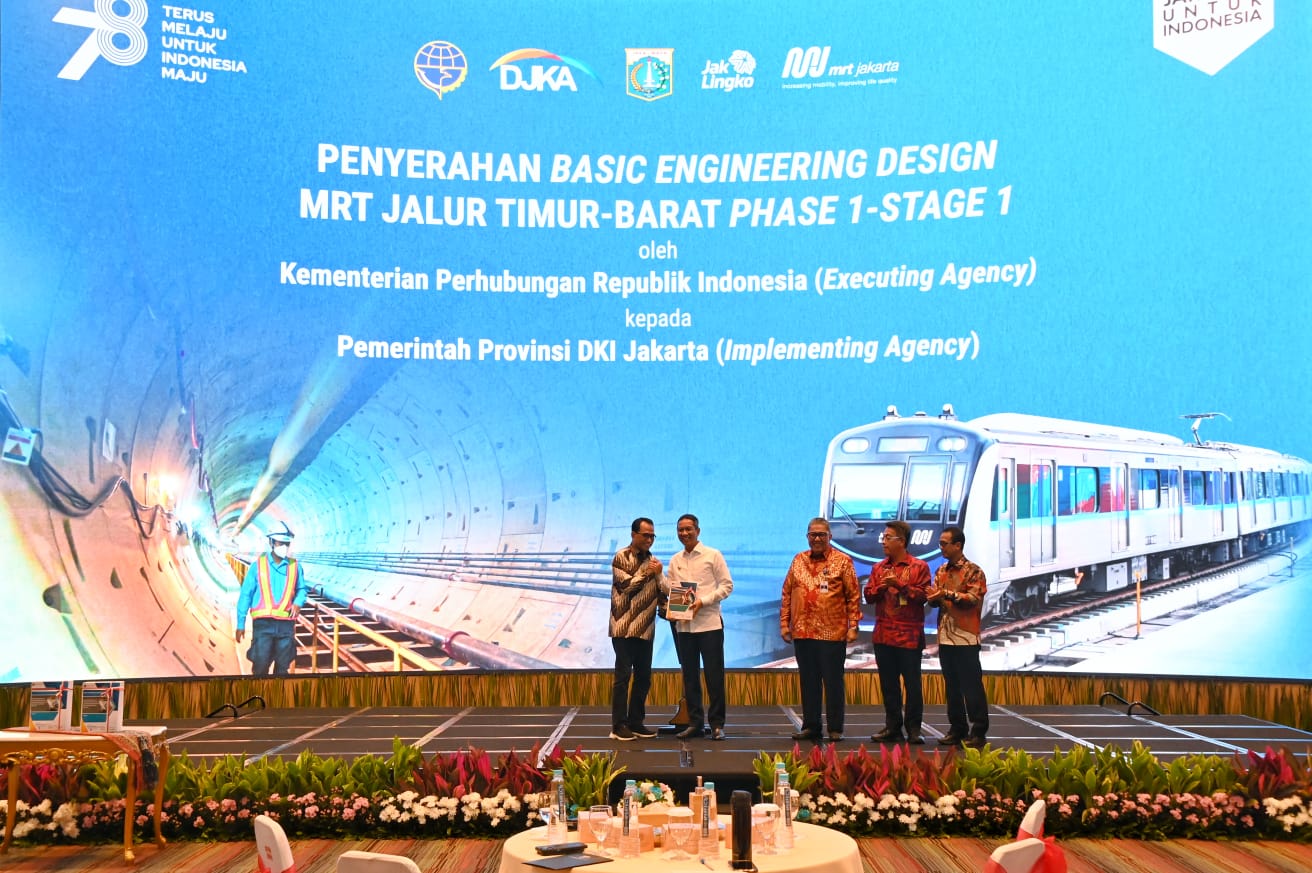 Pembangunan MRT jalur timur-barat segera dimulai.