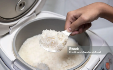 Ilustrasi rice cooker gratis.