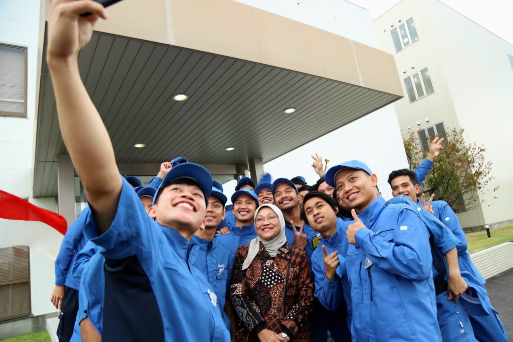 Menaker Ida menyampaikan sejumlah pesan kepada para peserta magang di Jepang.