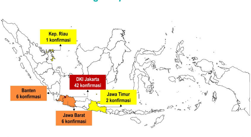 Jakarta mendominasi jumlah kasus Monkeypox di Indonesia.