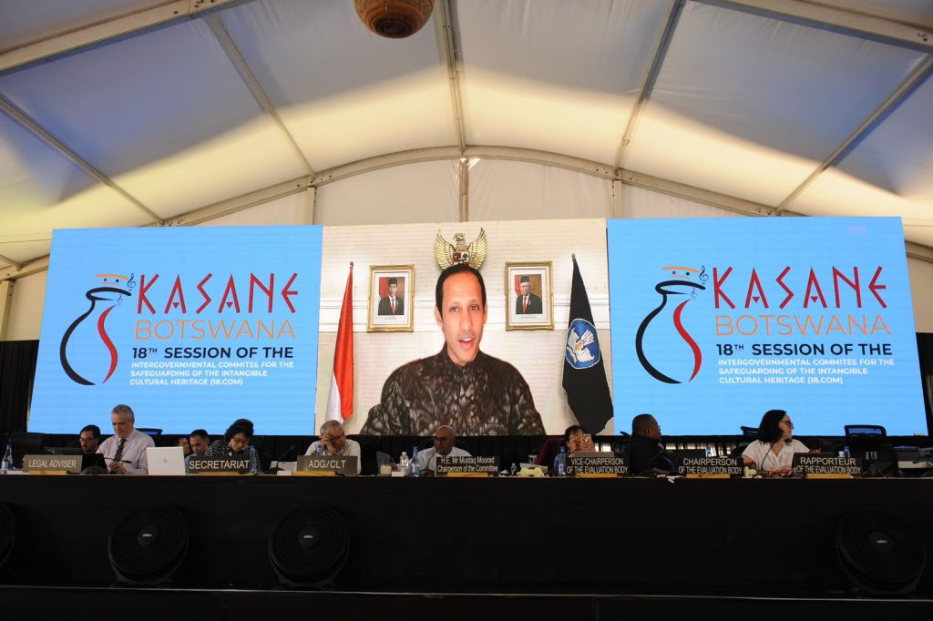 Mendikbudristek, Nadiem Anwar Makarim bahagia ketika jamu ditetapkan jadi Warisan Budaya Takbenda UNESCO.
