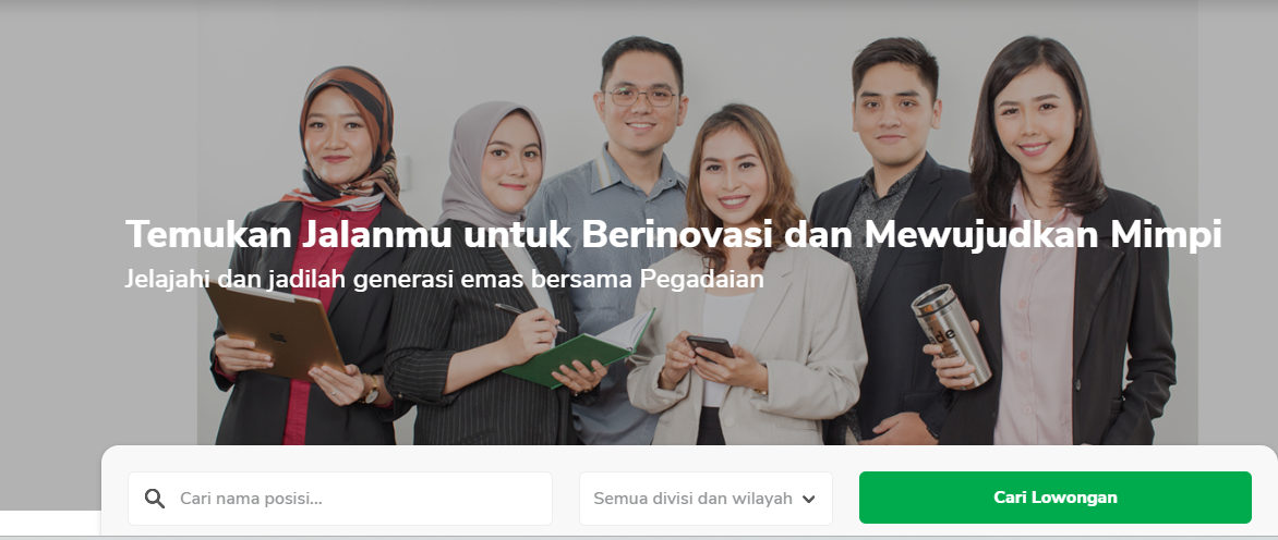 Ilustrasi loker di Pegadaian.