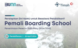 PT Timah buka kelas beasiswa melalui program Pemali Boarding School.