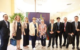 Menaker pada pertemuan bilateral dengan Parliamentary State Secretary Jerman, Anette Kramme di Brazil, Jumat (26/7/2024) di sela-sela pertemuan G20.